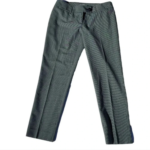LOFT Ann Taylor Marisa Black & White Checkered Pants Size 0 - Picture 1 of 9